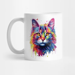 Colorful Cat Mug